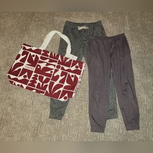 Vuori Performance Joggers And Canvas Tote Bag